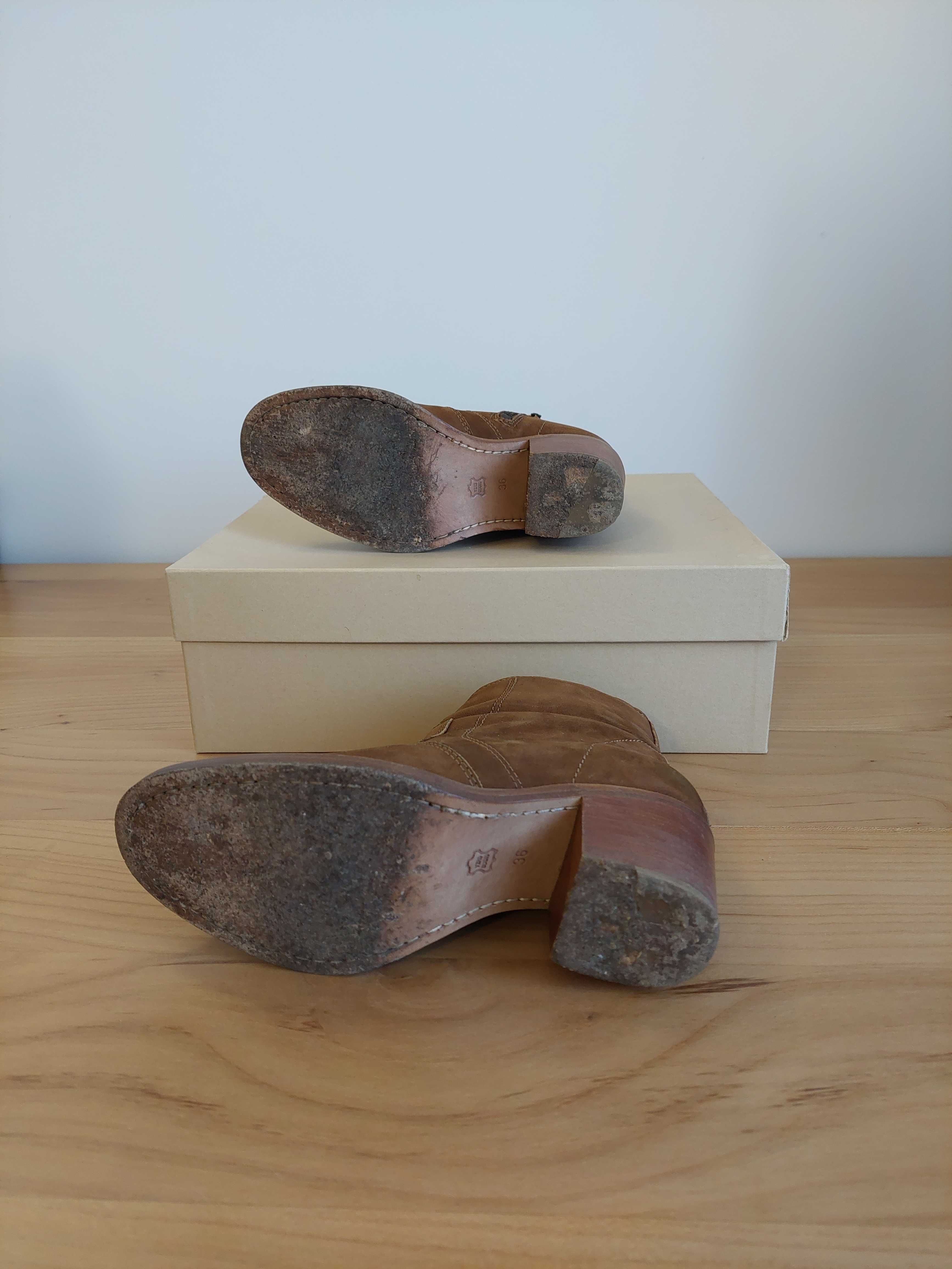 Ghete piele intoarsa