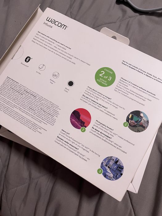 Графичен таблет Wacom Intuos S Bluetooth - CTL-4100WLE-N