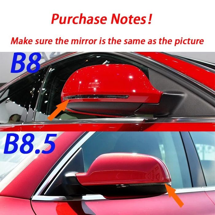 Semnalizari Dinamice LED, pentru Oglinzi Audi A4 A5 Q3 A6 S4 S5 S6 B8