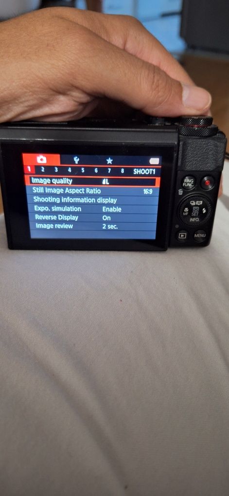 Canon G7X Mark ii