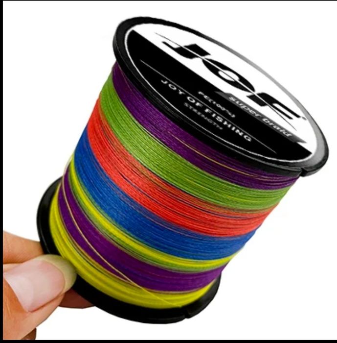 4 нишки / плетено влакно / 0.16 мм / спининг/ мултиколор/ риболов / 30