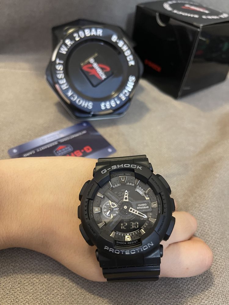 Уникален часовник G-Shock black edition чисто нов !