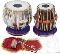 Професионална Табла сет Индииски муз инструмент, тарамбука tabla set