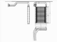 Радиатор отопителя салона  Hyundai Solaris