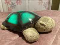 Нощна лампа костенурка - 3 цвята, звезди