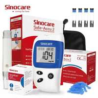 Глюкометр Sinocare safe accu 2, измеритель сахара в крови