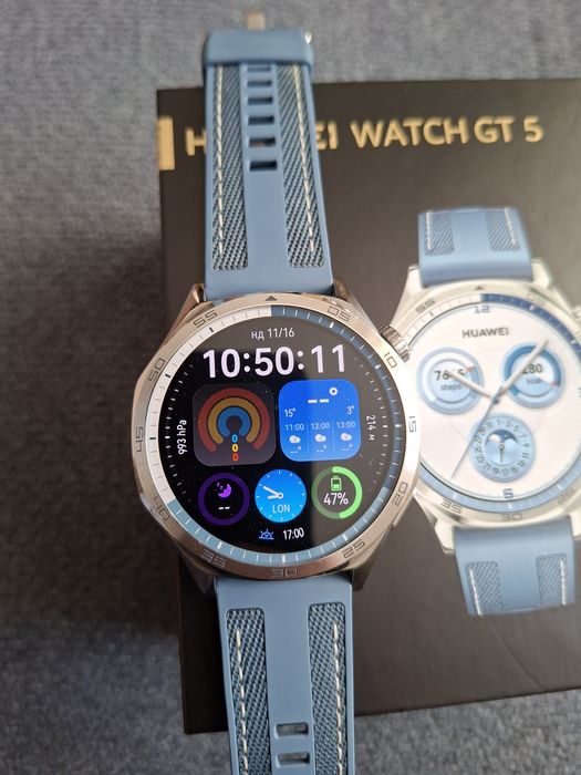 Huawei Watch GT5 46mm гаранция до 11.2026
