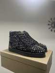 Christian Louboutin High Black Silver Accents