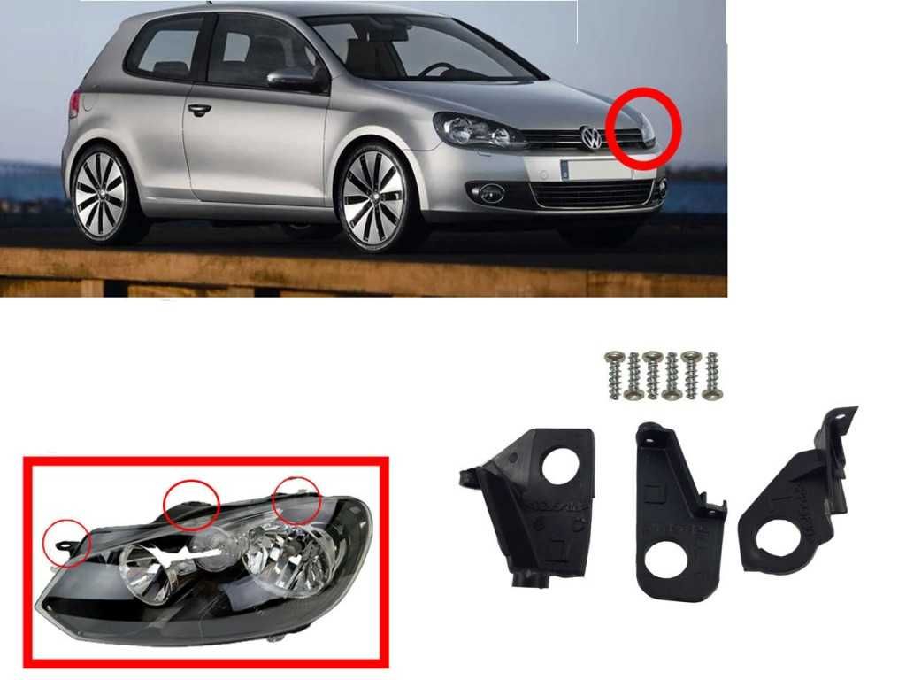 Комплект Щипки за захващане на фар VW Golf 5 ,VW Golf 6 ,VW Jetta A5