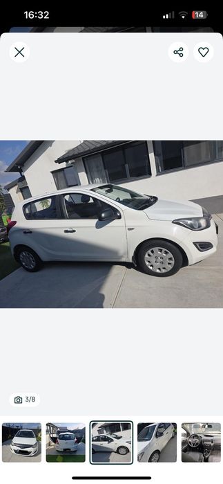 Hyundai i20 euro 5 2012 1,2benzina