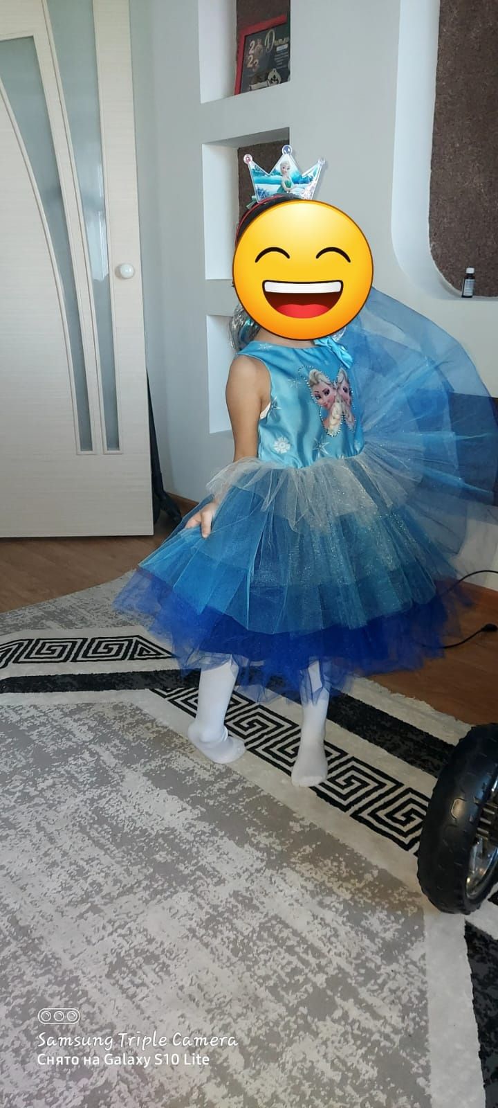Платье детское элза 5-7 лет