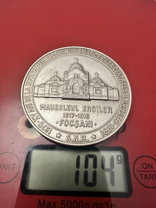 Medalie maresalii armatei romane argint