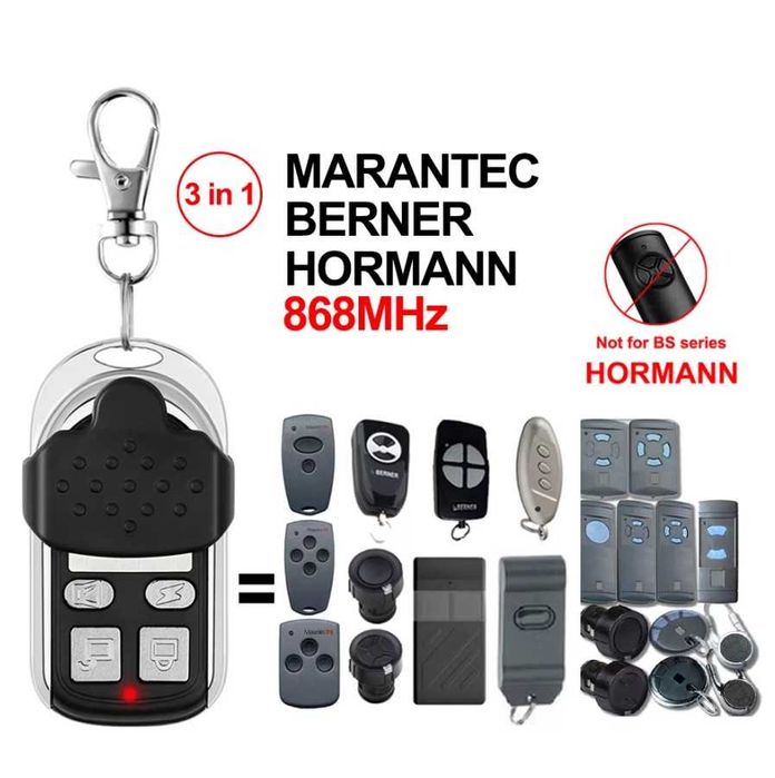 Дублиращо универсално дистанционно 868 Mhz Marantec, HORMAN, BERNER