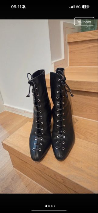 Botine Zara din piele marimea 38
