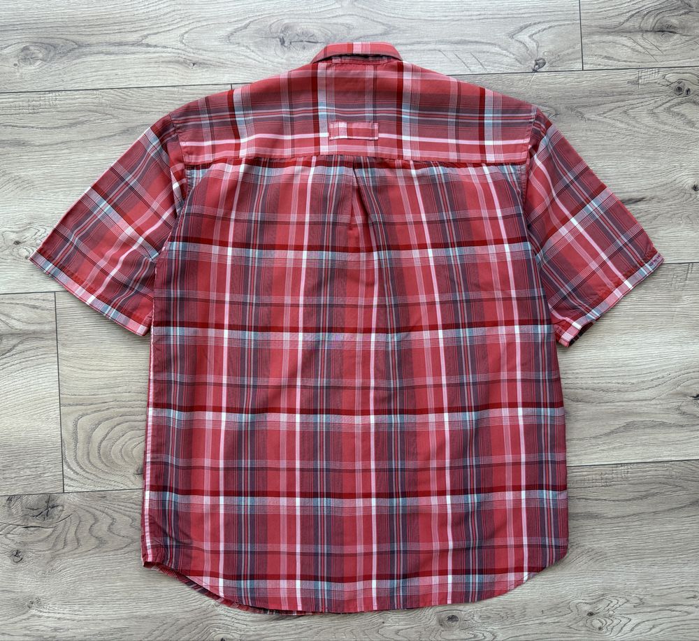 Camasa COLUMBIA Maneca Scurta Carouri Rosu Barbati | Marime M