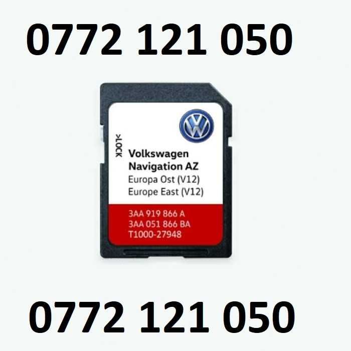 SD CARD GPS VAG RNS 315-RNS 310-RNS 510-810,850 Harti Europa+Turcia