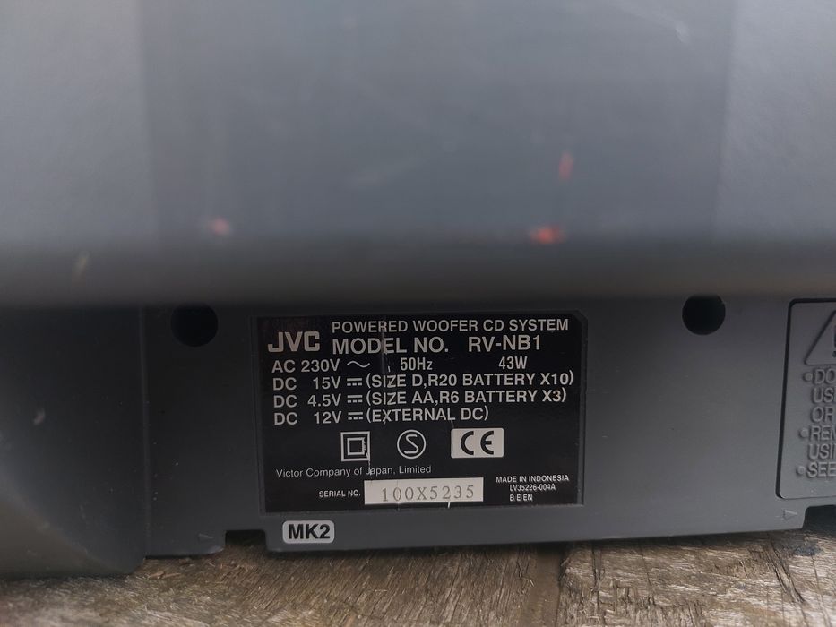 Casetofon Boombox JVC  RV-NB1