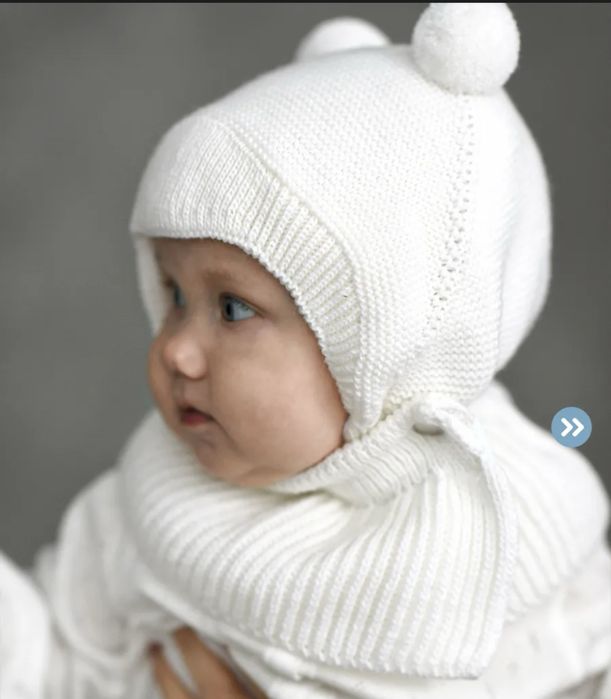 Шапка на малыша зимняя