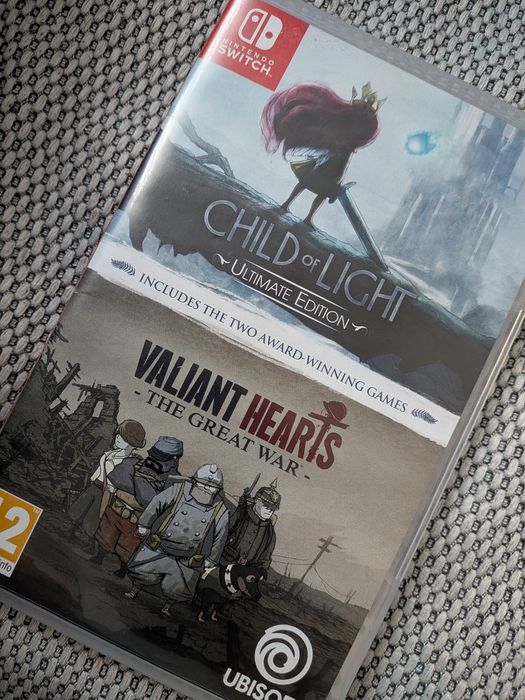 Child of light / Valiant hearts Nintendo Switch