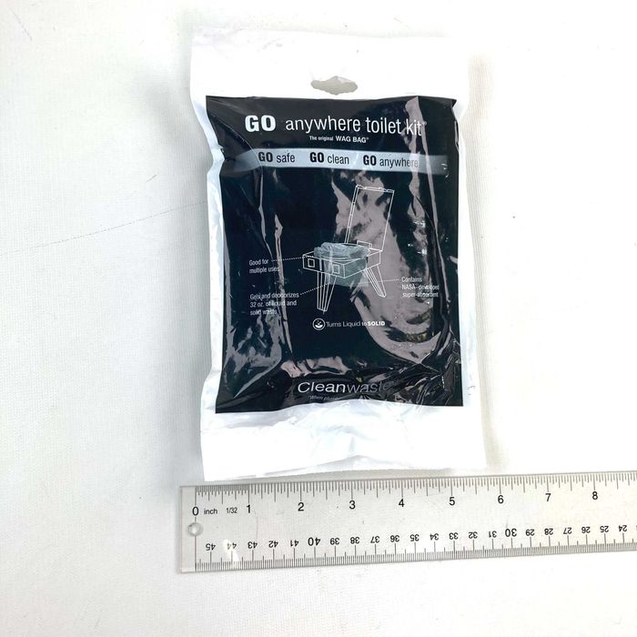 Saci de toaletă Cleanwaste Wag, Kit de toaletă portabil Set 7 bucati.