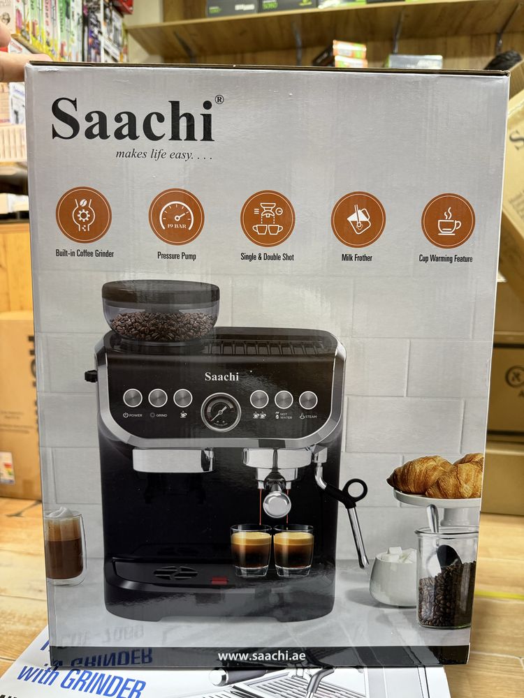 Saachi koffe mashinalari 3 xil madeli keldi
