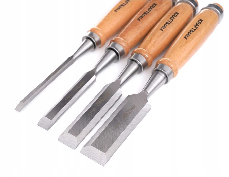 Set 4 dalti 230mm 6-24mm cu maner lemn (KD11770)
