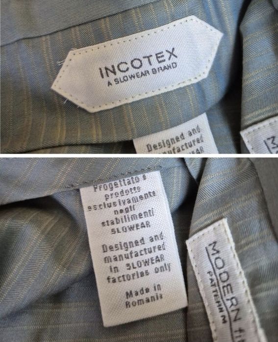 Pantaloni de lux Incotex, model "1951 Tapered Fit" - W36