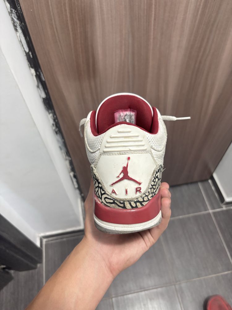 jordan 3 cardinal red 43