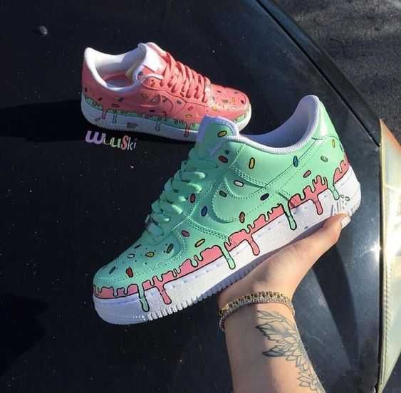 Adidasi Nike Custom Air Force 1 Delicious 38 39 40 41 42 43