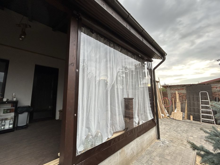 Inchideri terase/foisoare - Folie transparenta 0,8 (Pvc)