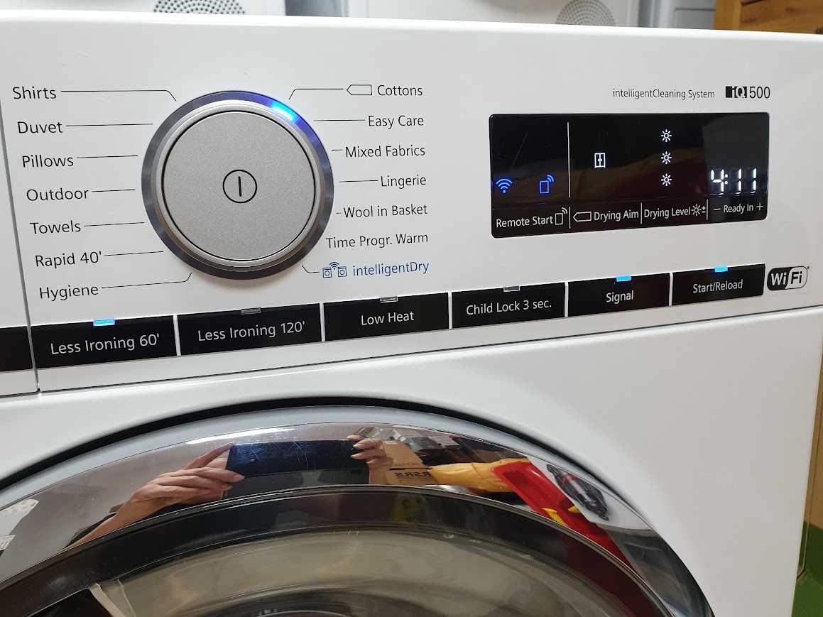 Wi-Fi 9 кг Сушилня Siemens - Bosch Термопомпа 12м Гаранция Сименс