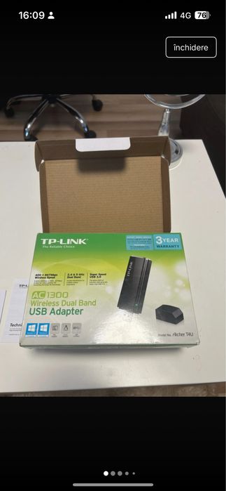 Ac 1300 Wireless Dual Band USB Adapter