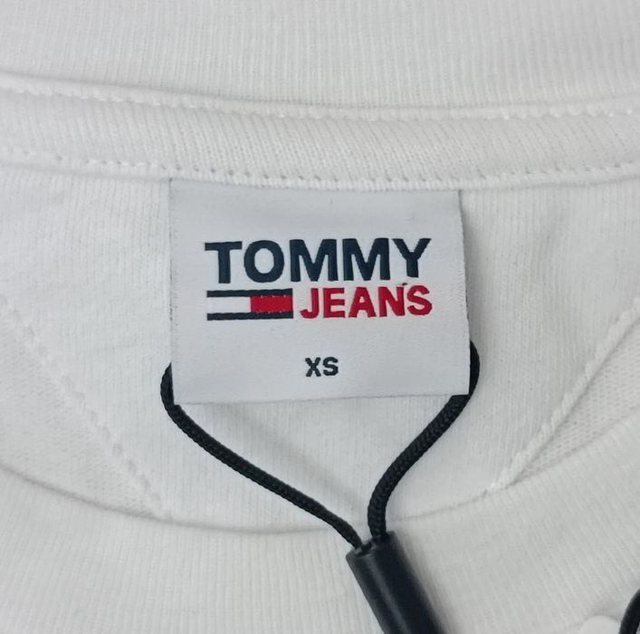 Tommy Jeans Relaxed Varsity Logo Tee оригинална тениска XS памук