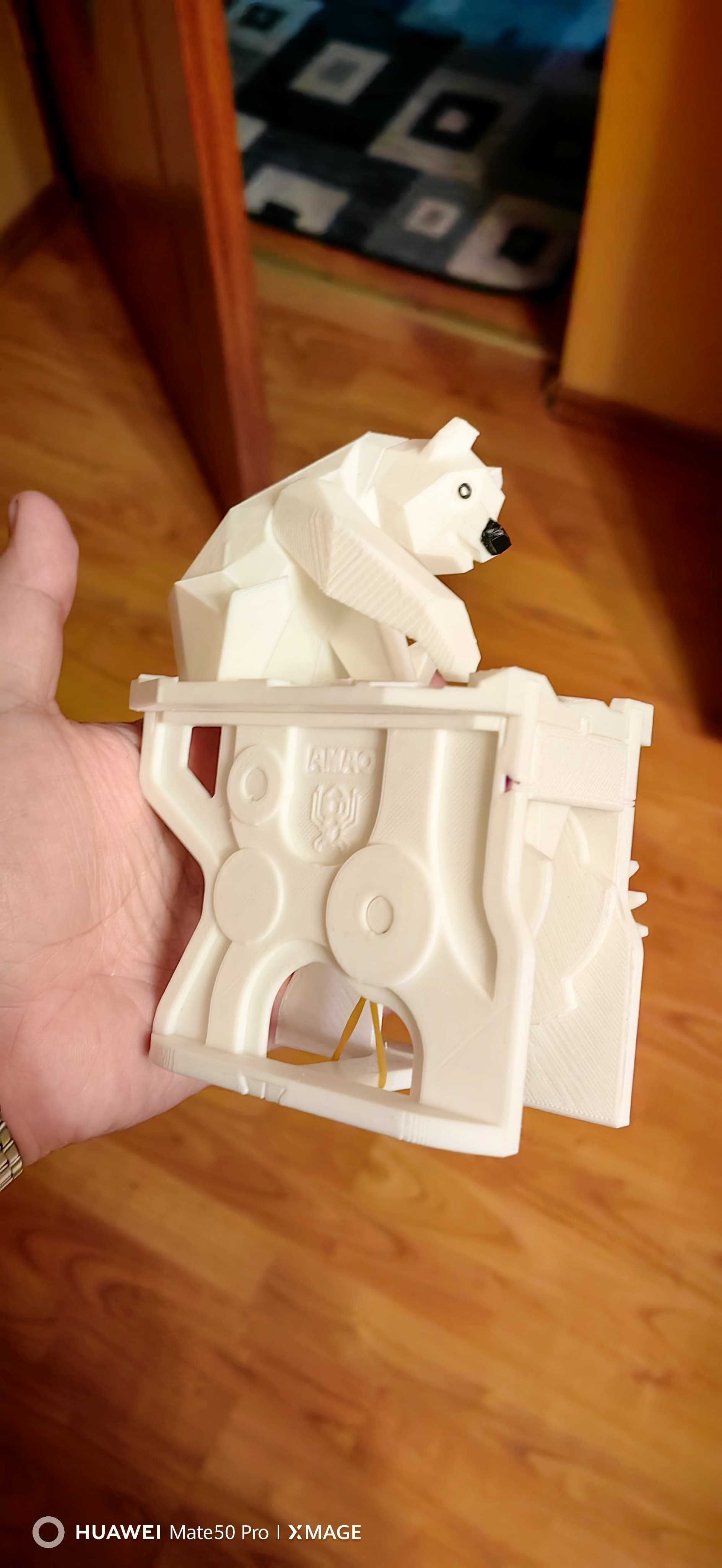 Urs polar printat 3D