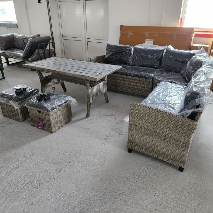 LICHIDARE STOC Set grădină rattan "ambia"