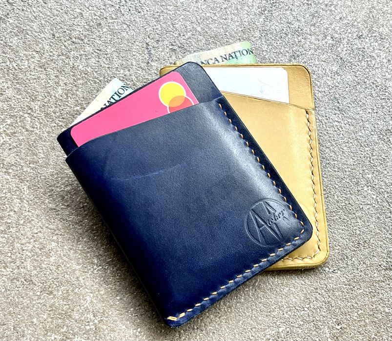 Vand portcard (portofel minimalist) din piele