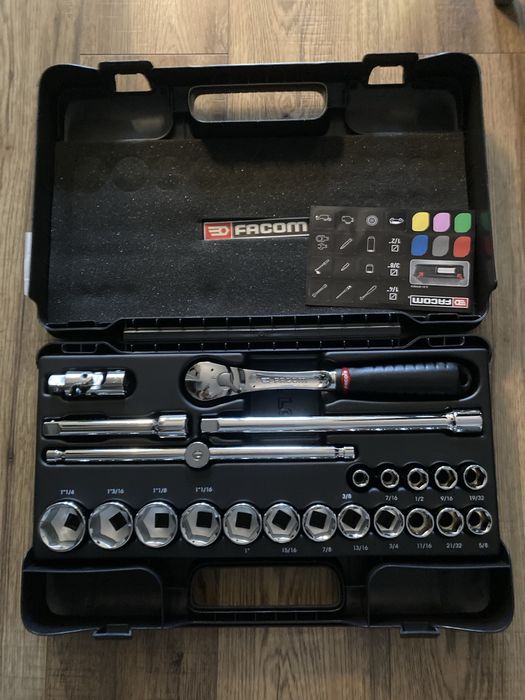 Trusa scule Facom in inch