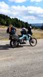 Cutii laterale cu suportul de prindere pentru Transalp 600