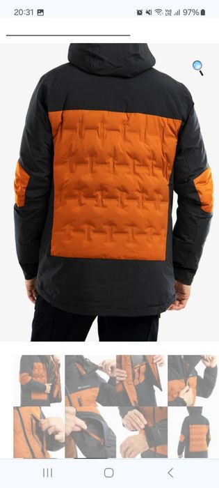 Geaca ski columbia impermeabilă barbati marimea L