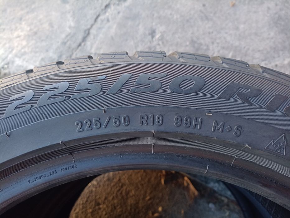 4 anvelope de iarna Pirelli 225/50 R18 dot 1918