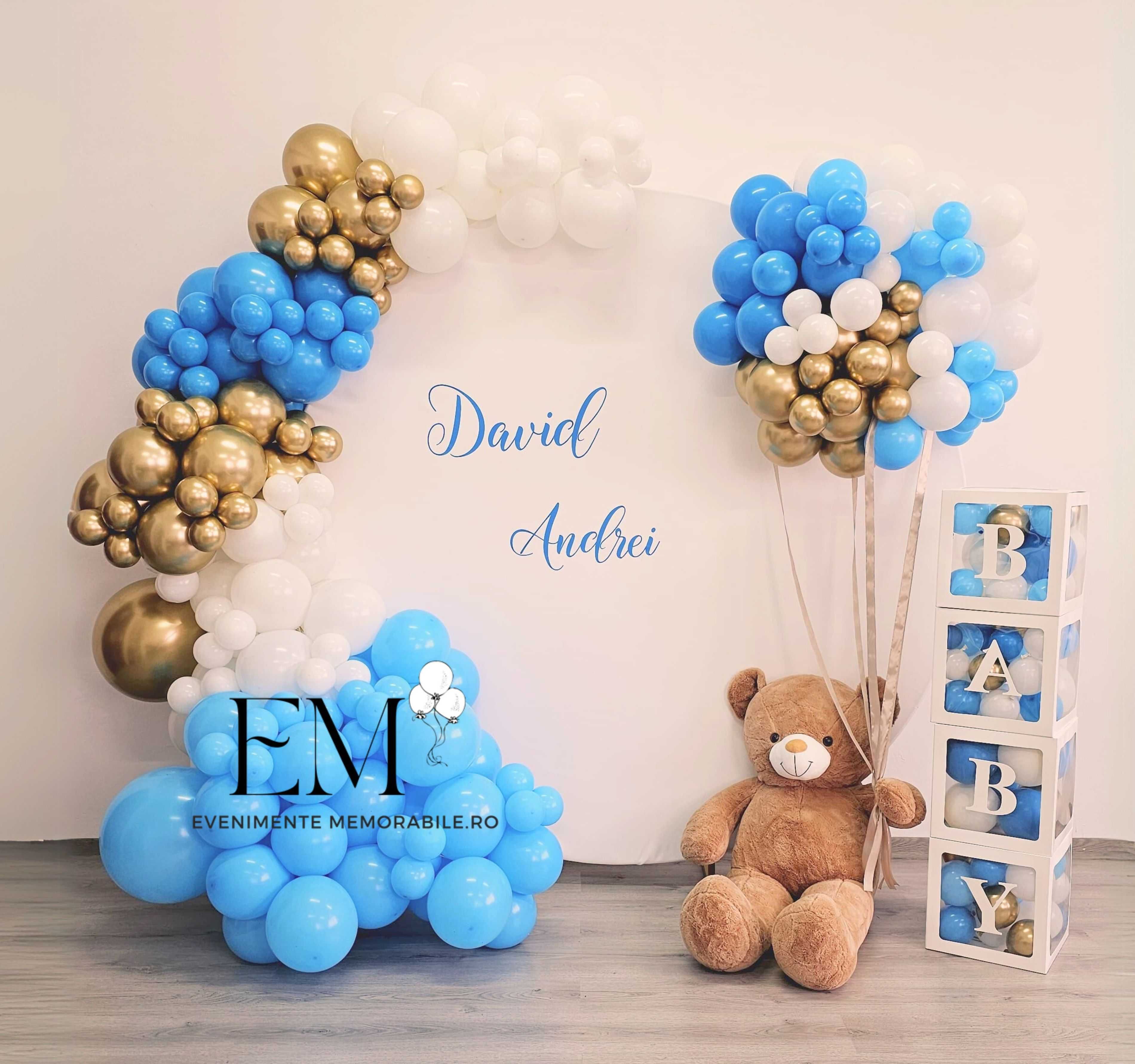 Decor ARCADA BALOANE Botez / Photocorner Baloane Zi de Nastere / Botez
