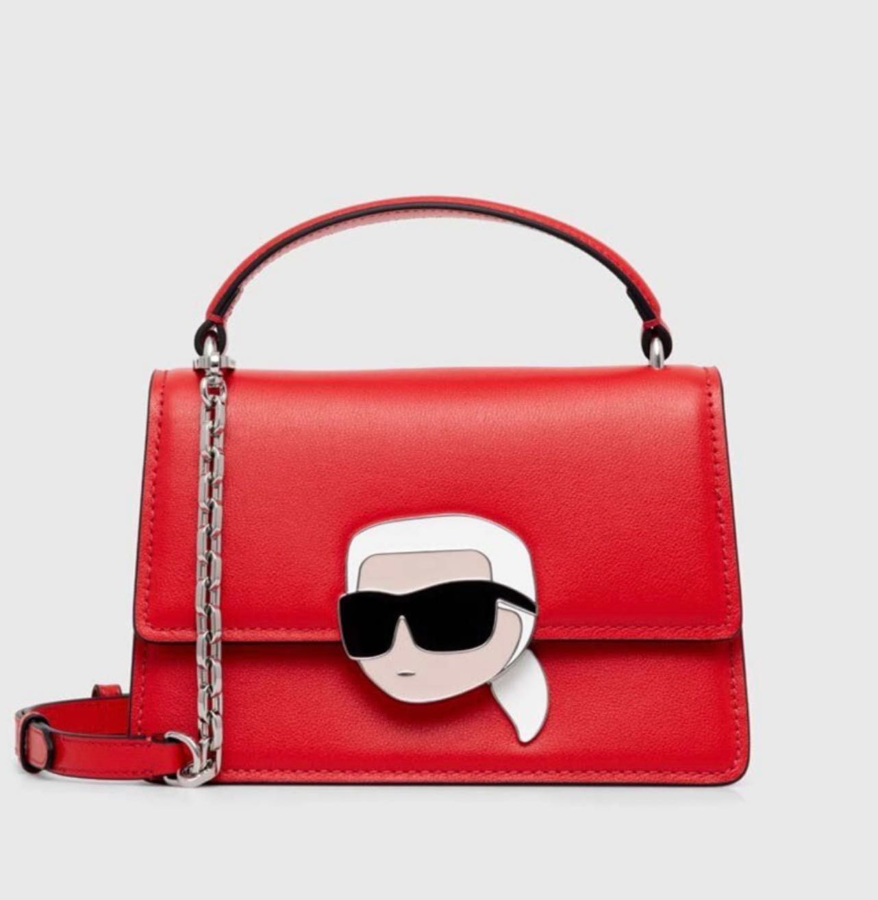 Кожена чанта Karl Lagerfeld НОВА