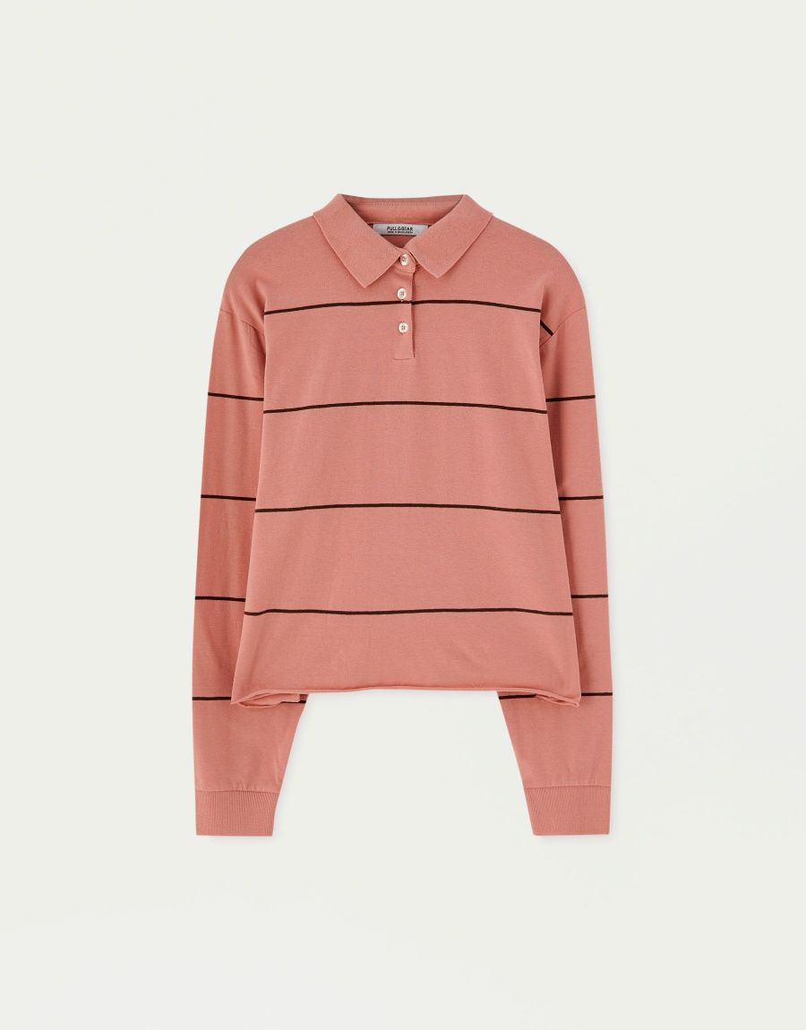 Bluza tricou polo Pull&Bear