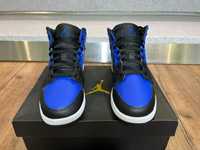 ОРИГИНАЛНИ *** Nike Air Jordan 1 Mid Hyper Royal Blue Black