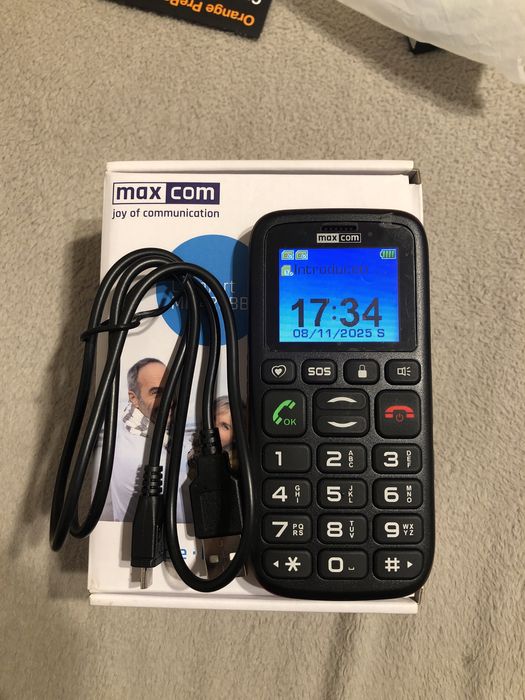 Telefon mobil Maxcom Senior MM428, Dual SIM, Black