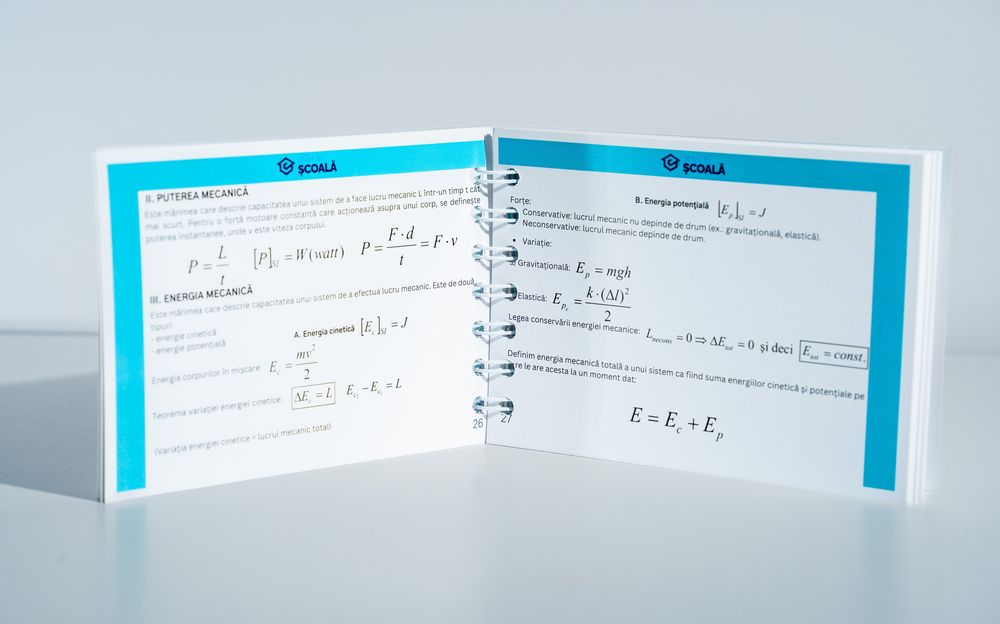 Culegere BAC Fizica – Flashcard Start in Scoala