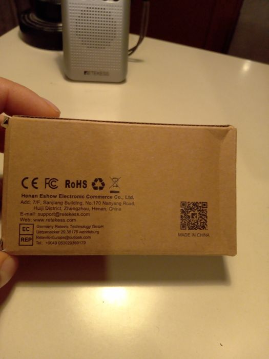 retekess tr106 портативно (джобно) радио