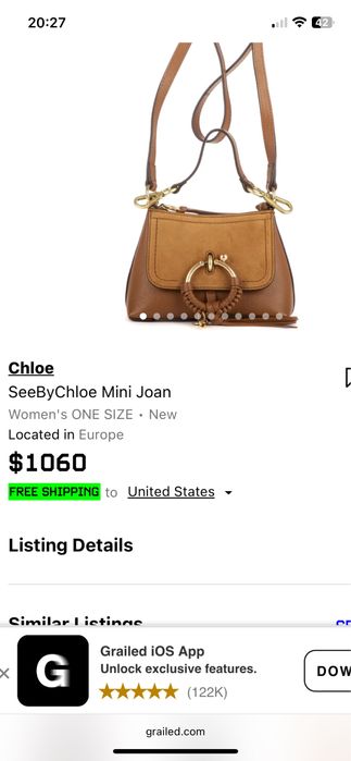 Geanta See By Chloe model Joan