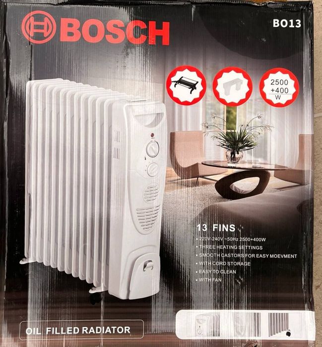 BOSCH ARSHIA  масляный обогреватель 13 ковургали Арзон нархларда 
Теле