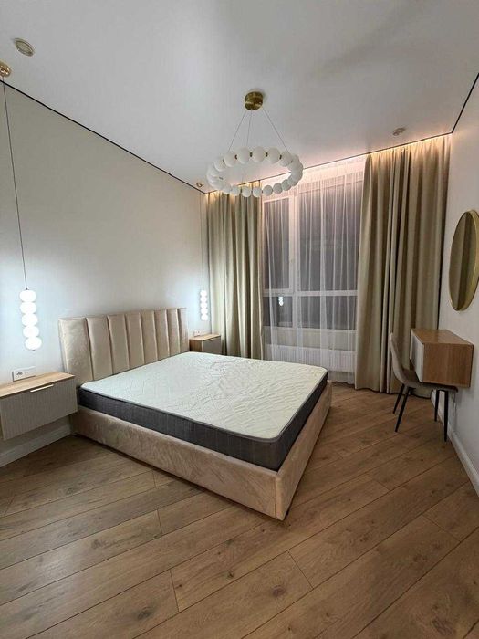 НОВАЯ евродвушка на левом берегу, 46кв м, полностью мебелирована